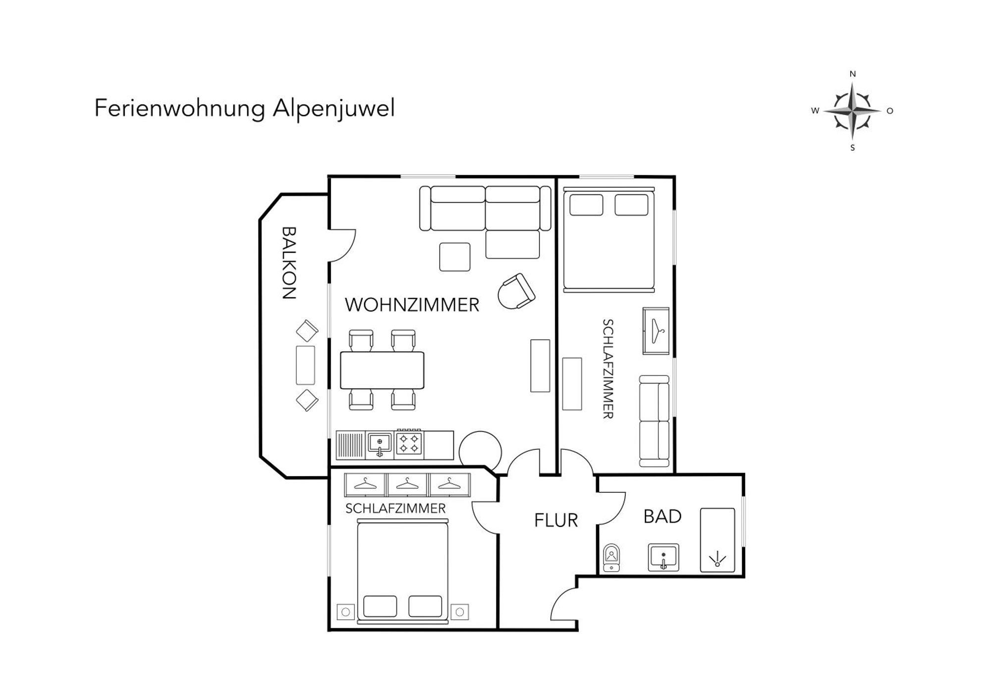 Ferienwohnungen Alpentraum - Alpenjuwel Oberstdorf Exterior photo